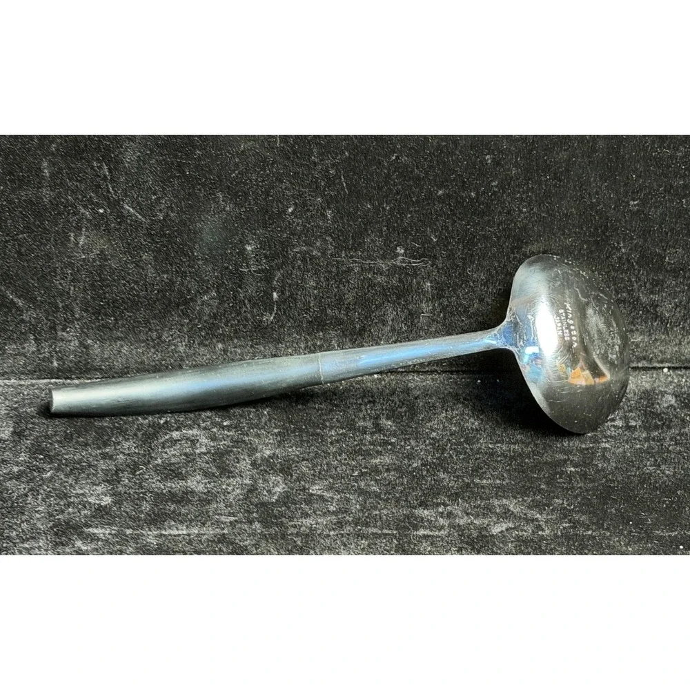 Kingston Stainless Steel-Gravy Ladle, Black Handle Japan Mid Century Modern, NEW